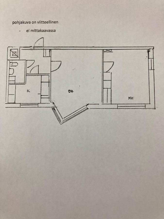 Hh Huoneistot Kaksio Apartment Forssa Ngoại thất bức ảnh